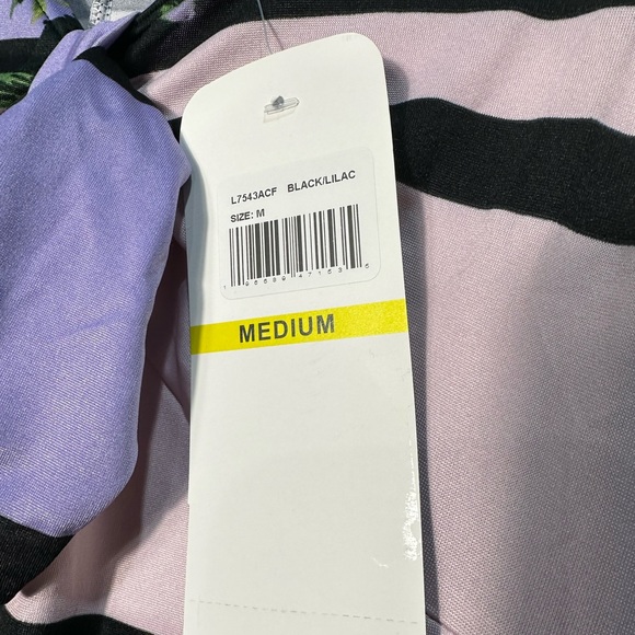 NWT Nina Leonard Tie Front Maxi Dress Size Medium - Picture 5 of 6